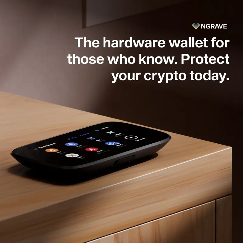NGRAVE hardware wallet